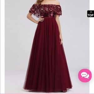 Ever-Pretty Red Bridesmaid Dress/ Evening Dress